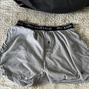 2 Pair of Polo by Ralph Lauren Heather Gray Men's Boxers